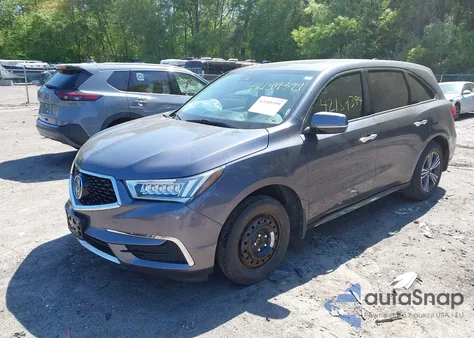 2017 Acura Mdx из США, поврежденный, VIN 5J8YD4H31HL006852